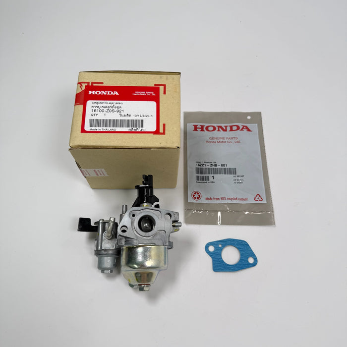 HONDA Carburetor w/Gasket GX120 3.5HP 16100-Z0S-921 Genuine OEM