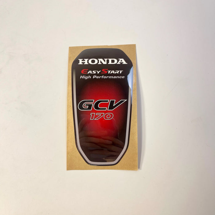 HONDA GCV170 Engine Decal 87169-Z9V-000 OEM
