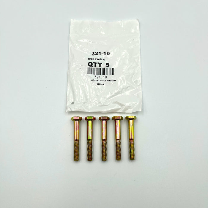 TORO Hex Head Bolts (5 Pack) 321-10 Genuine OEM