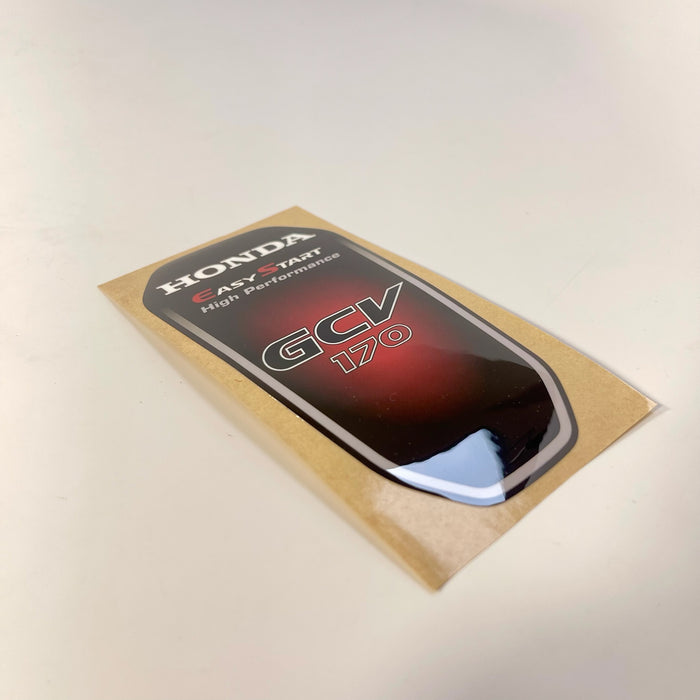 HONDA GCV170 Engine Decal 87169-Z9V-000 OEM