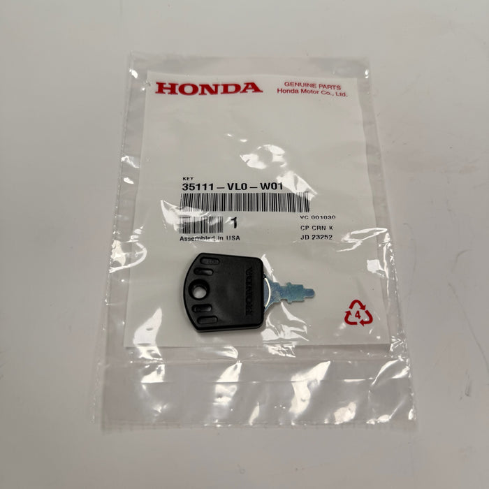 HONDA Ignition Key HRR216 HRX217 35111-VL0-W01 Genuine OEM