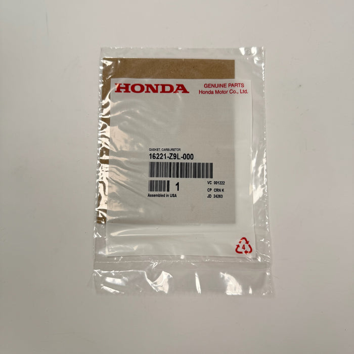 HONDA Carburetor Gasket HRN216 HRX217K6 GCV170 16221-Z9L-000 Genuine OEM