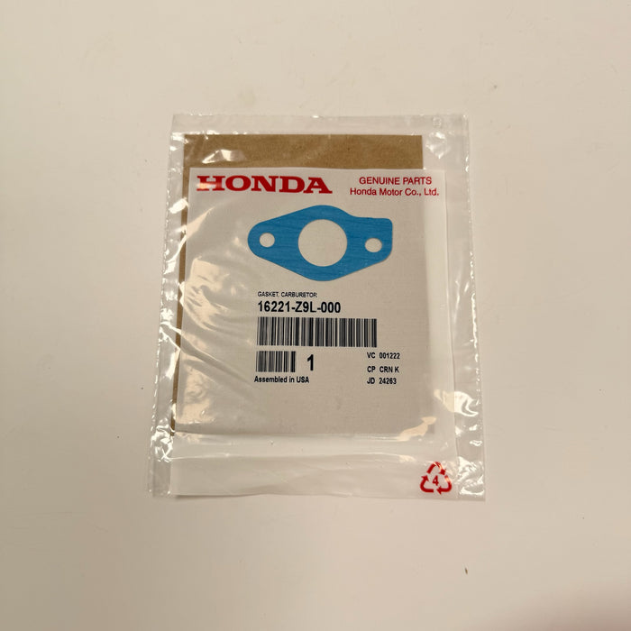 HONDA Carburetor Gasket HRN216 HRX217K6 GCV170 16221-Z9L-000 Genuine OEM