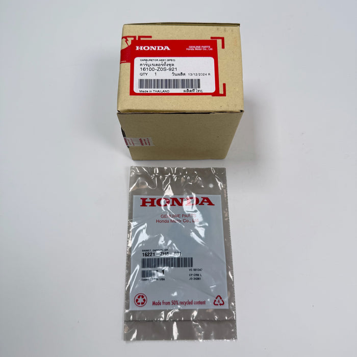 HONDA Carburetor w/Gasket GX120 3.5HP 16100-Z0S-921 Genuine OEM