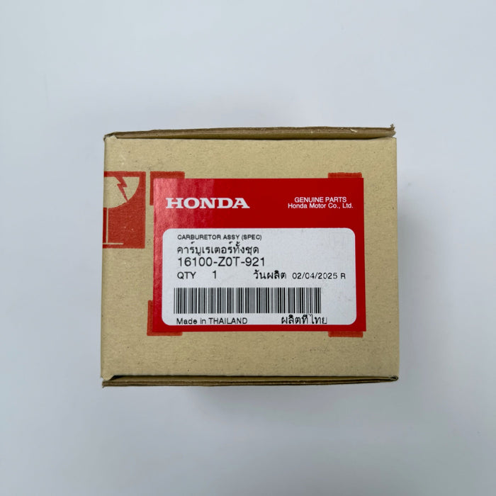 HONDA Carburetor Assembly (Carb) GX160 5.5HP 16100-Z0T-921 Genuine OEM