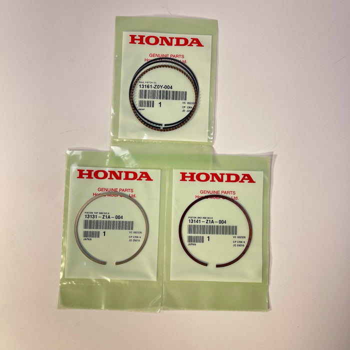 HONDA Piston Ring Set STD GC190LA GCV190LA HRX217 13010-Z0Y-014 Genuine OEM