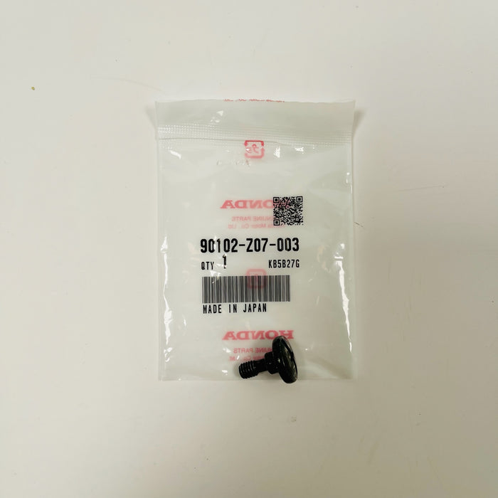 HONDA 90102-Z07-003 Filter Cover Screw EB2200IT EU2000I EU2200IT Genuine OEM