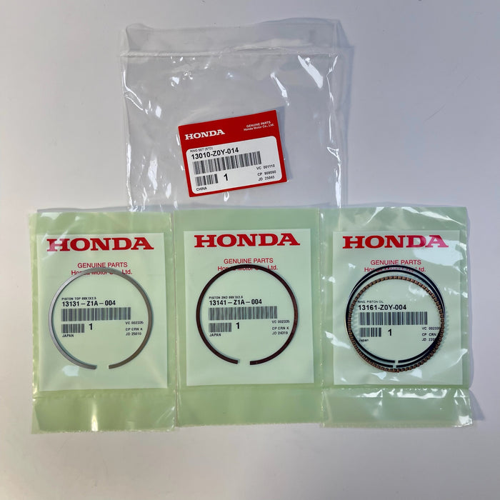 HONDA Piston Ring Set STD GC190LA GCV190LA HRX217 13010-Z0Y-014 Genuine OEM