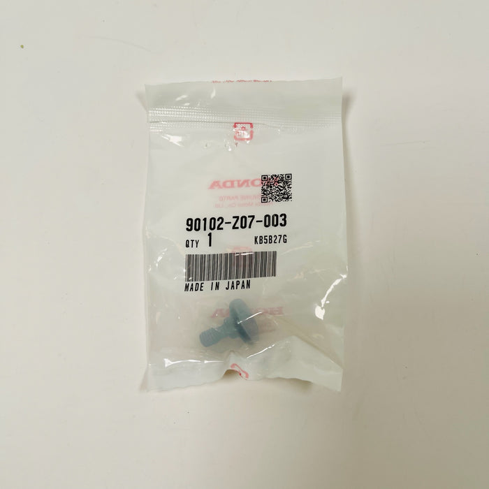 HONDA 90102-Z07-003 Filter Cover Screw EB2200IT EU2000I EU2200IT Genuine OEM